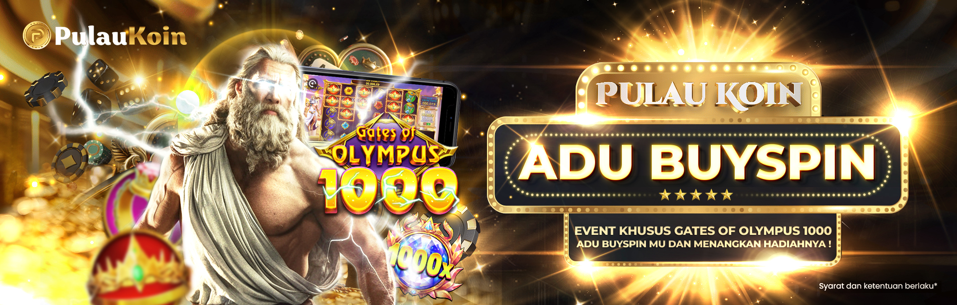 EVENT ADU BUYSPIN GATES OF OYLMPUS 1000